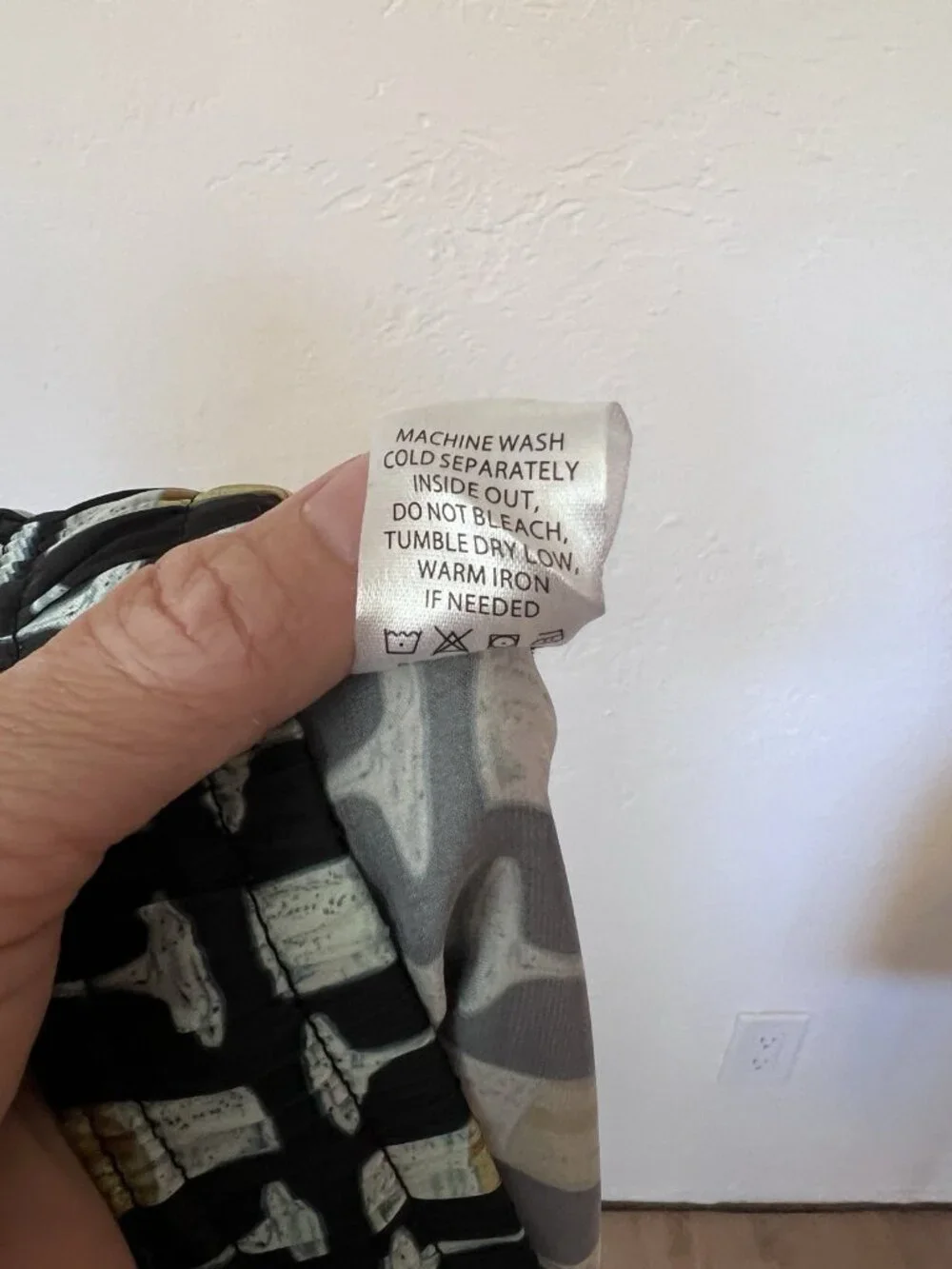 Show Me Your Mumu Silky PJ Pant Champagne Print Black Gold Wide Leg - Size 2X